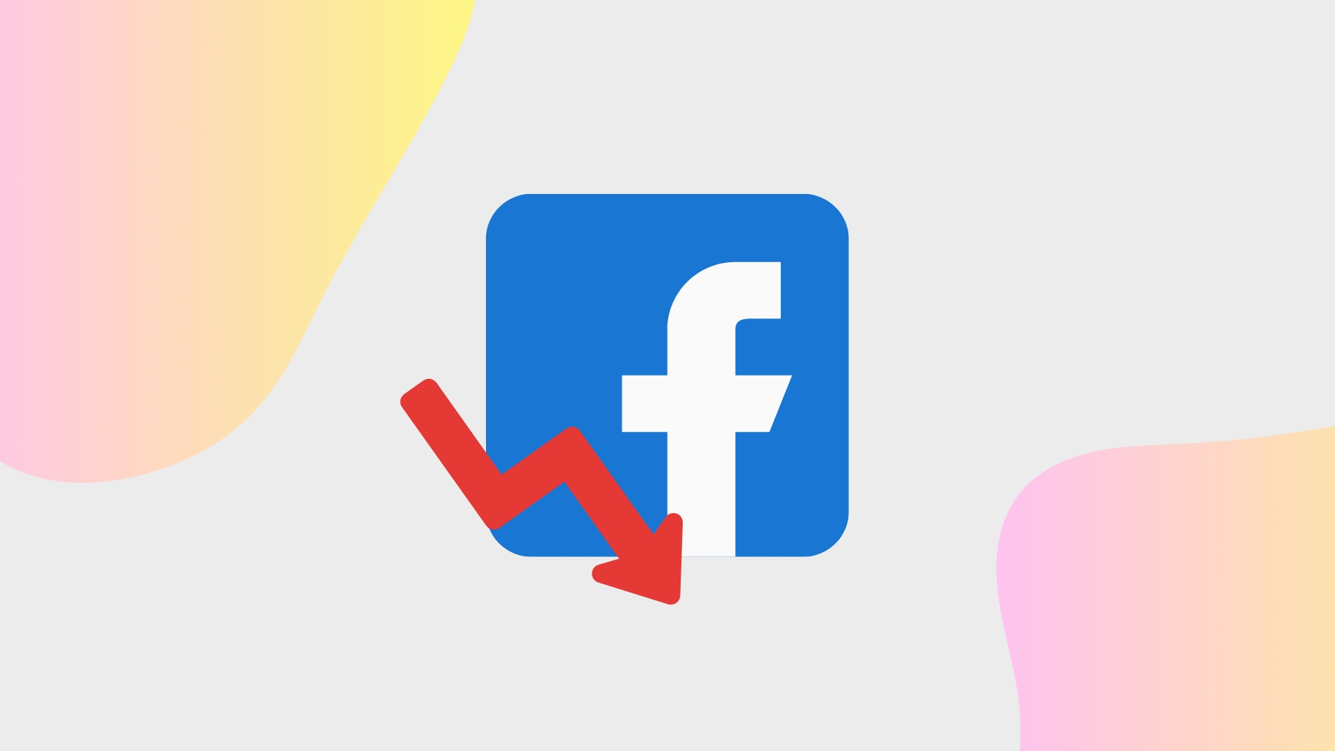 Facebook em queda