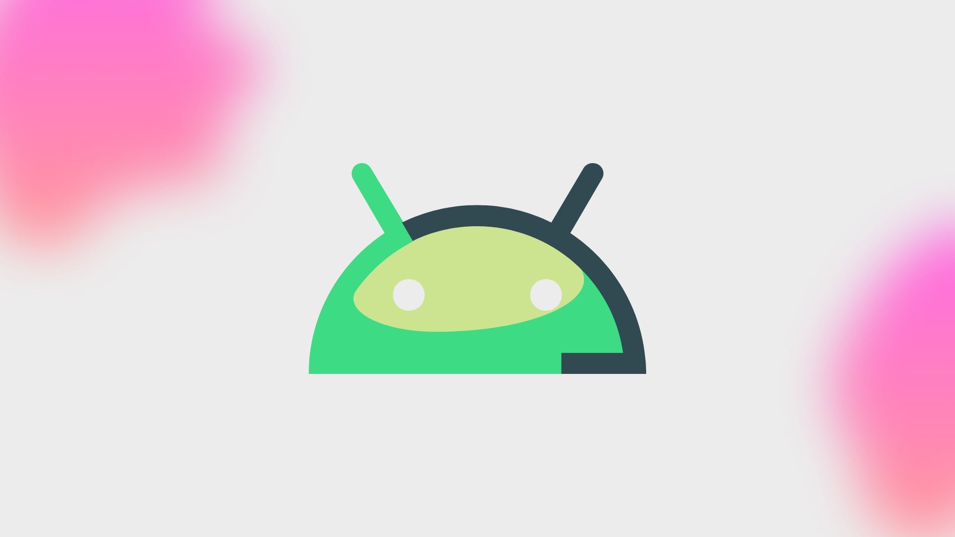 logo flat do android