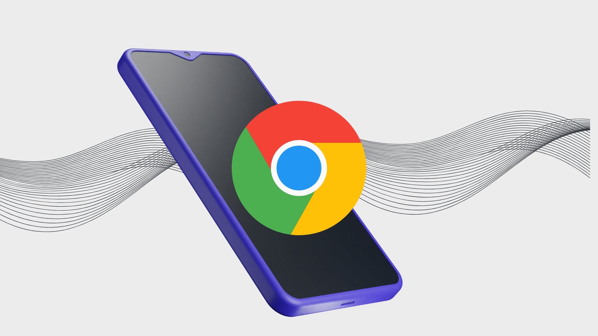 Google Chrome em cima de telemovel