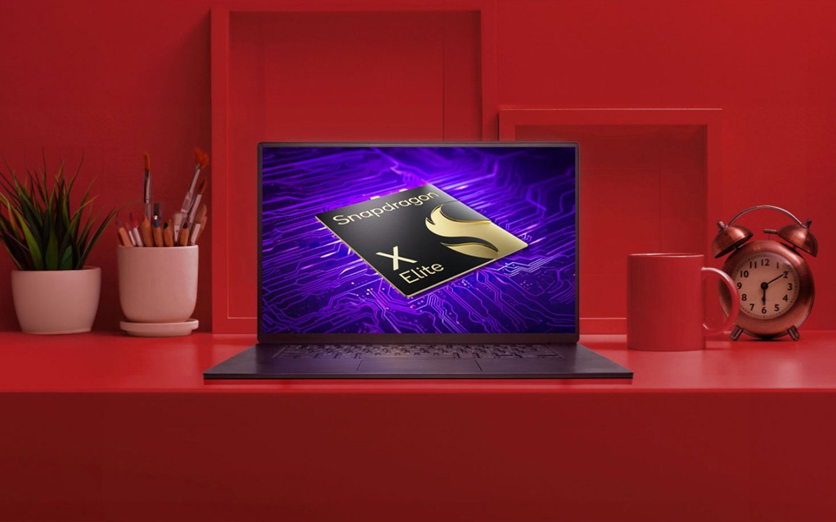 Snapdragon X da Qualcomm em computador portátil