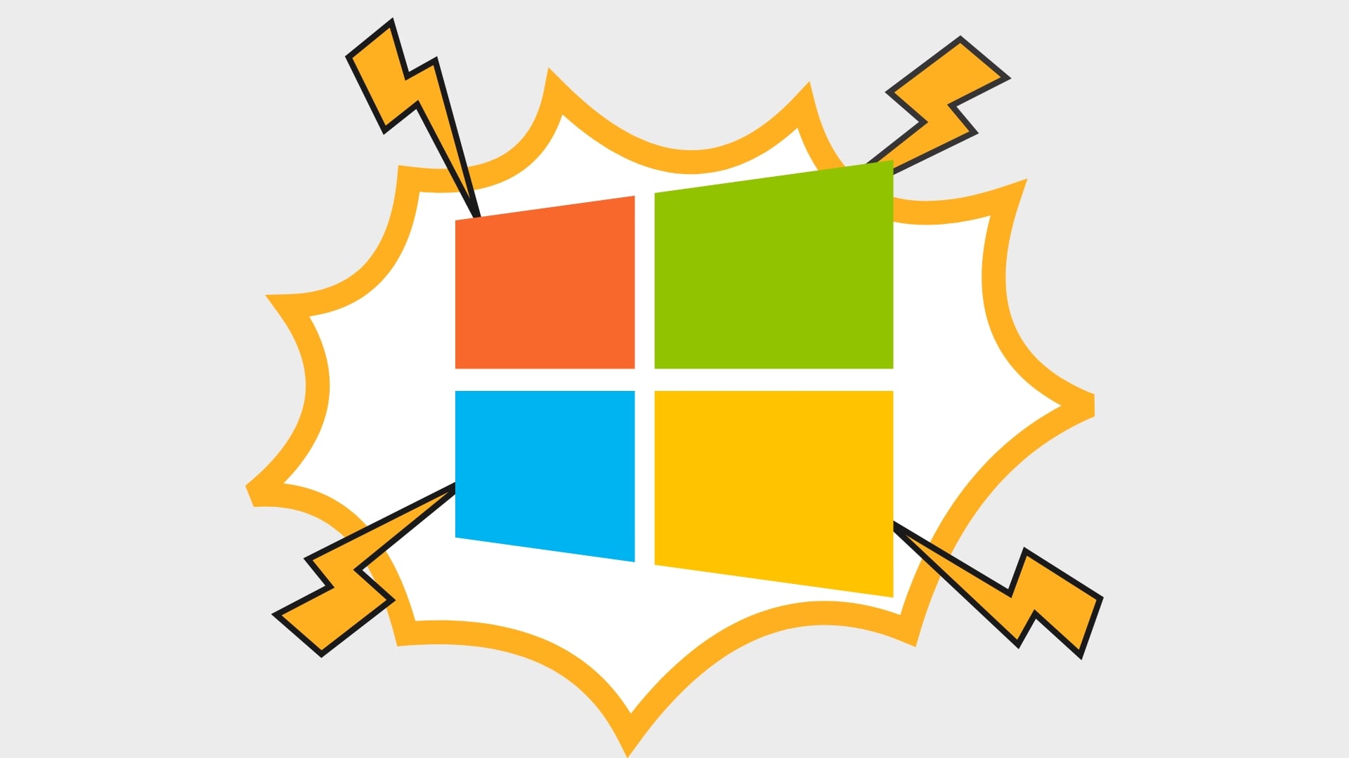 logo da microsoft e sair de raios
