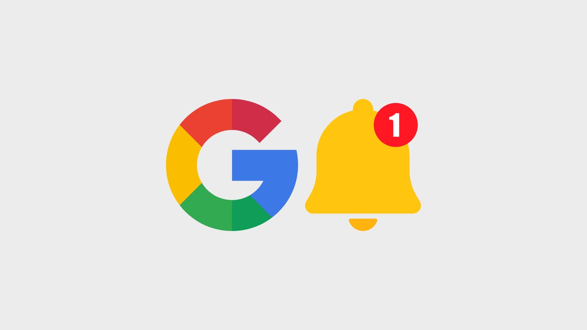 logo da google com icone de uma notificação