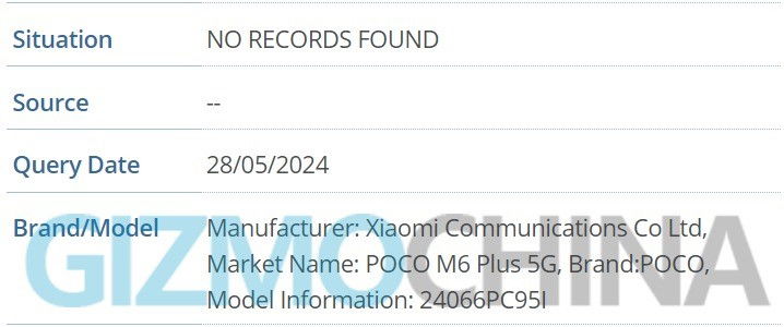 detalhes do codigo sobre POCO M6 Pro