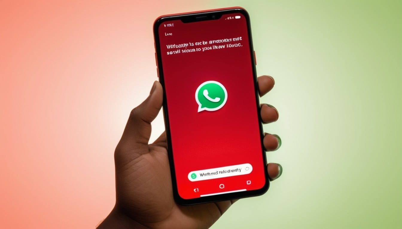WhatsApp em smartphone