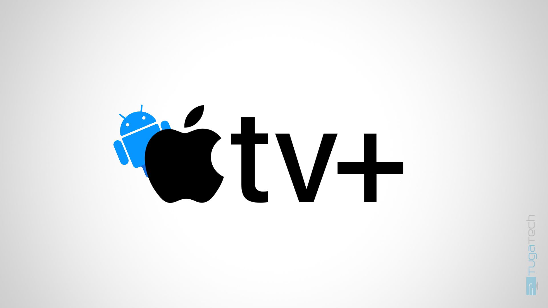 Apple TV Plus com logo do android