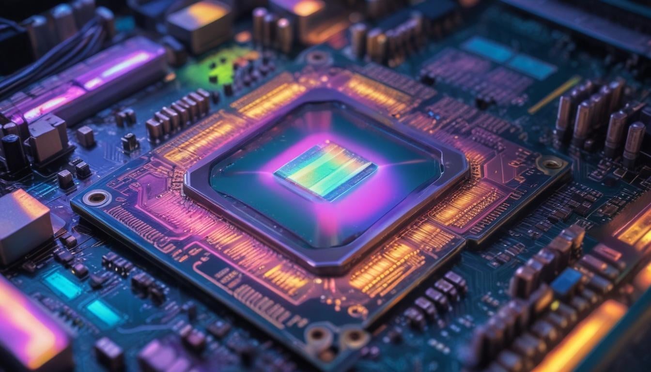 Processador numa motherboard