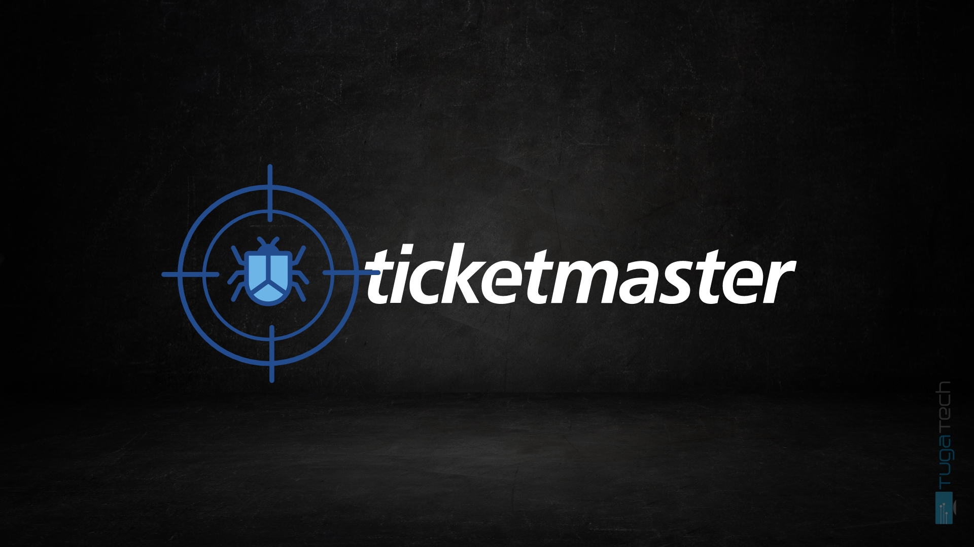 Ticketmaster logo com ataque
