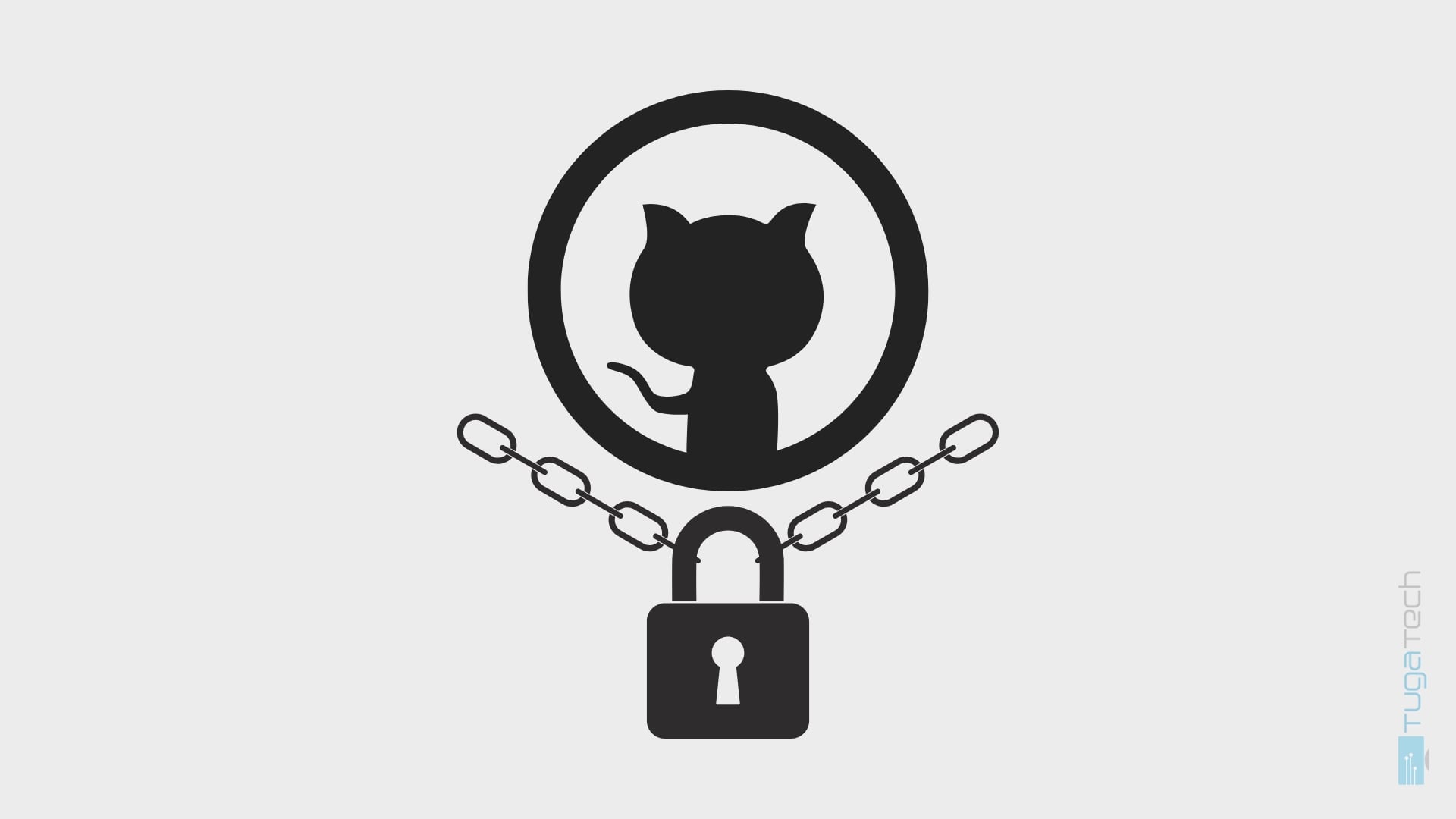 GitHub com cadeado