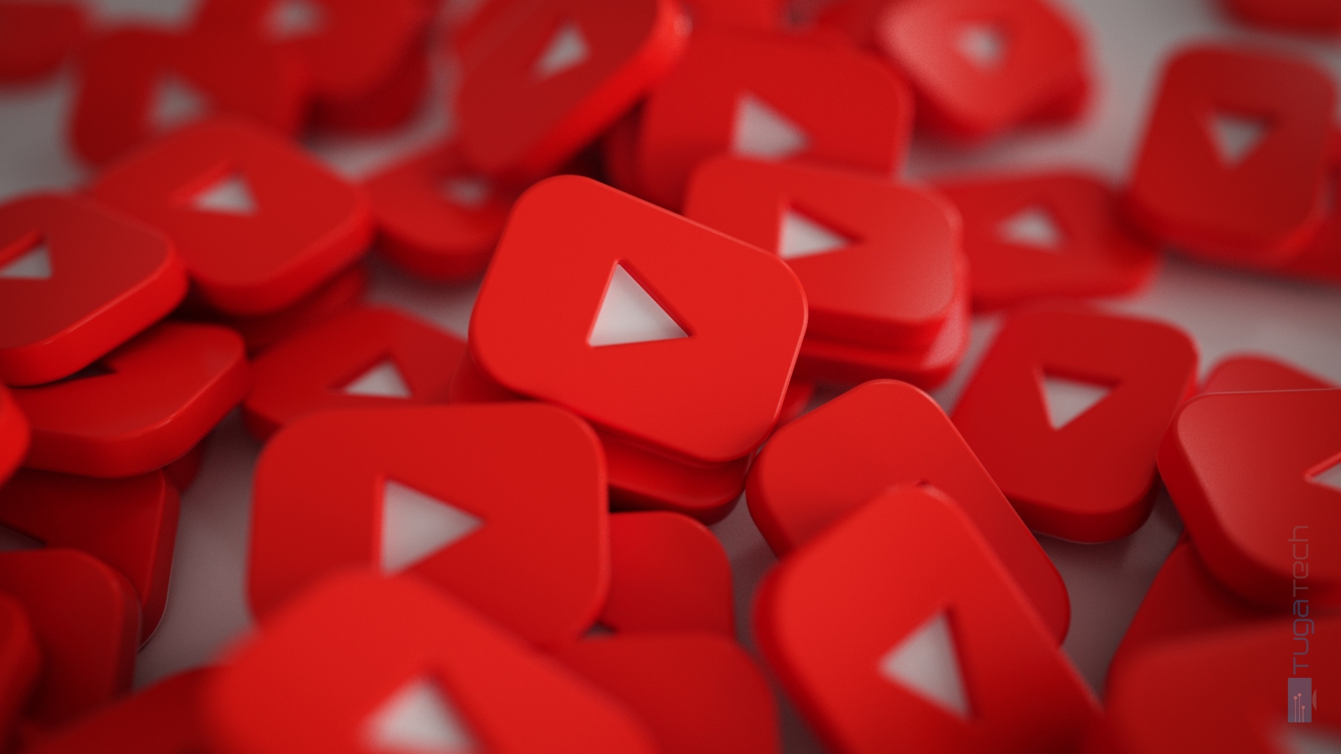 logo 3d do Youtube