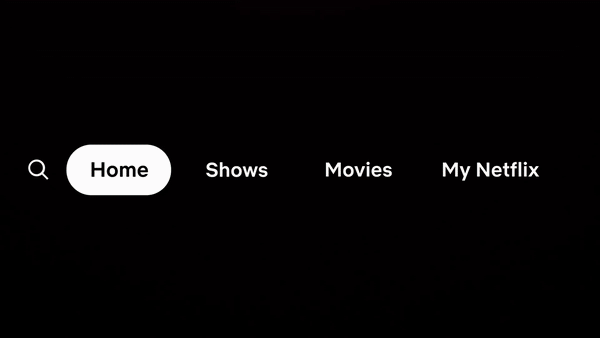 Netflix com nova interface