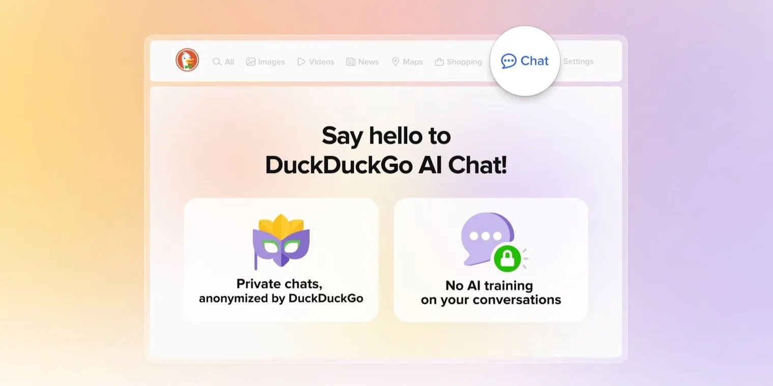 DuckDuckGo revela sistema de chat com IA privado
