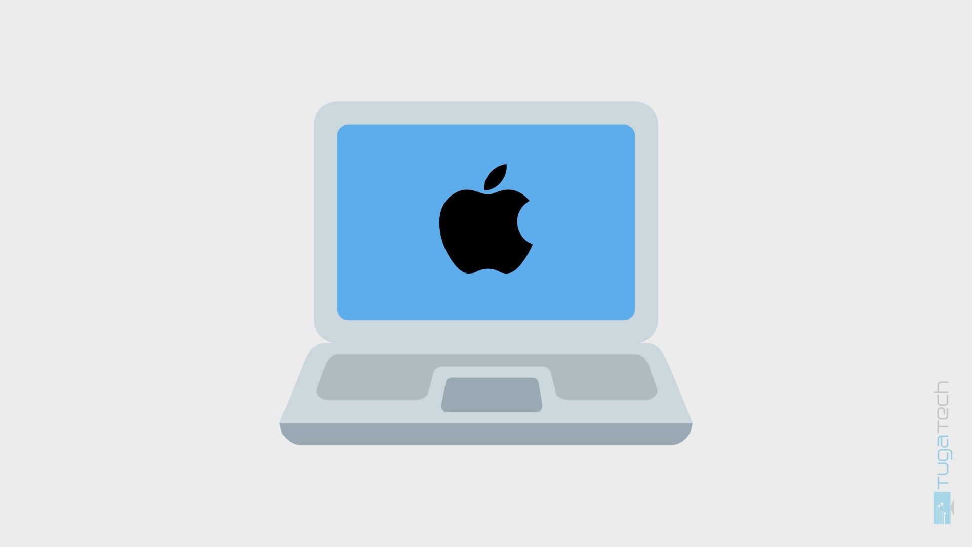 Apple em computador portátil