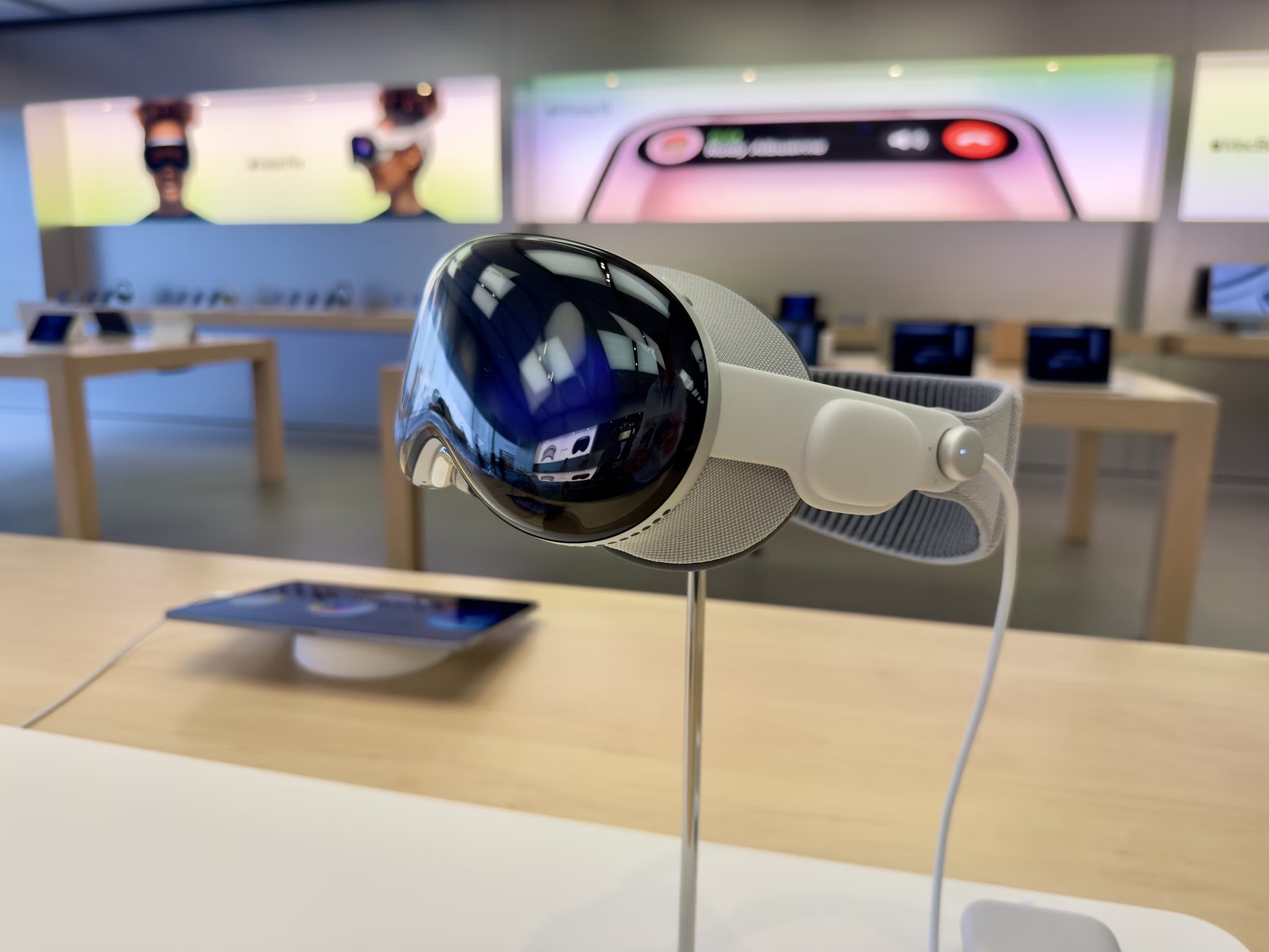 Apple Vision Pro em loja