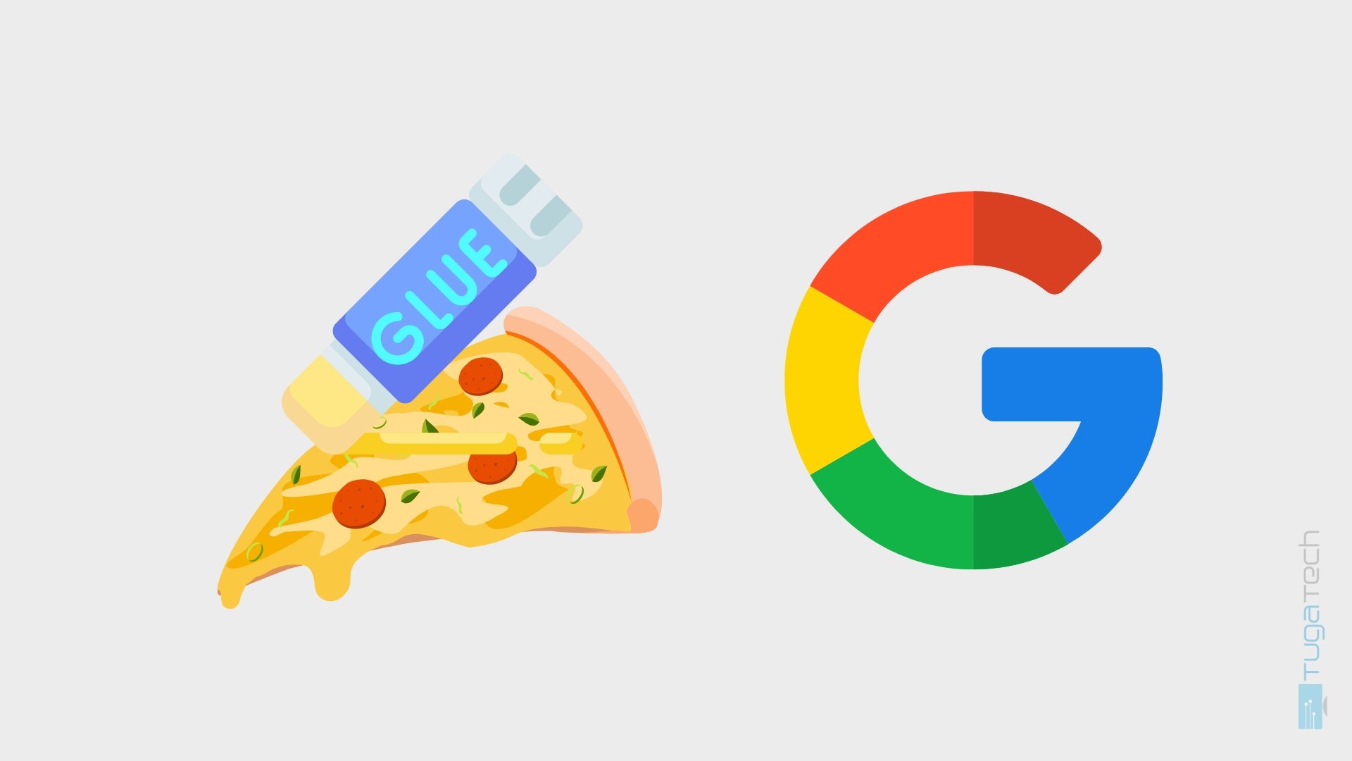 Google com pizza e cola