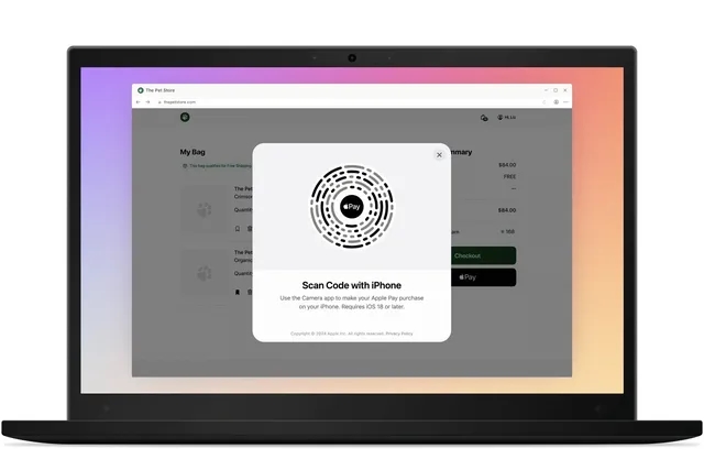 Apple Pay em desktop