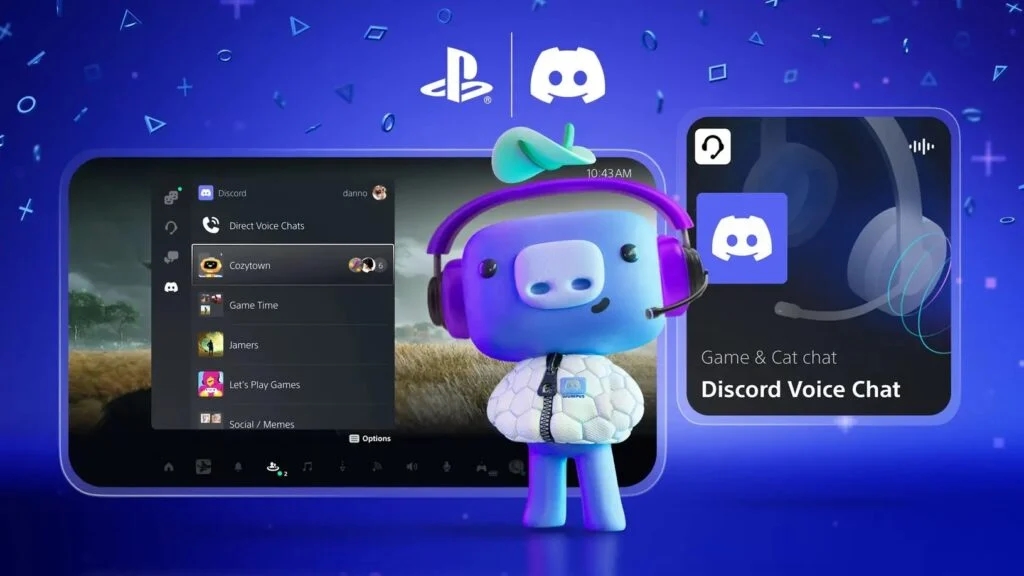 Discord na PS5