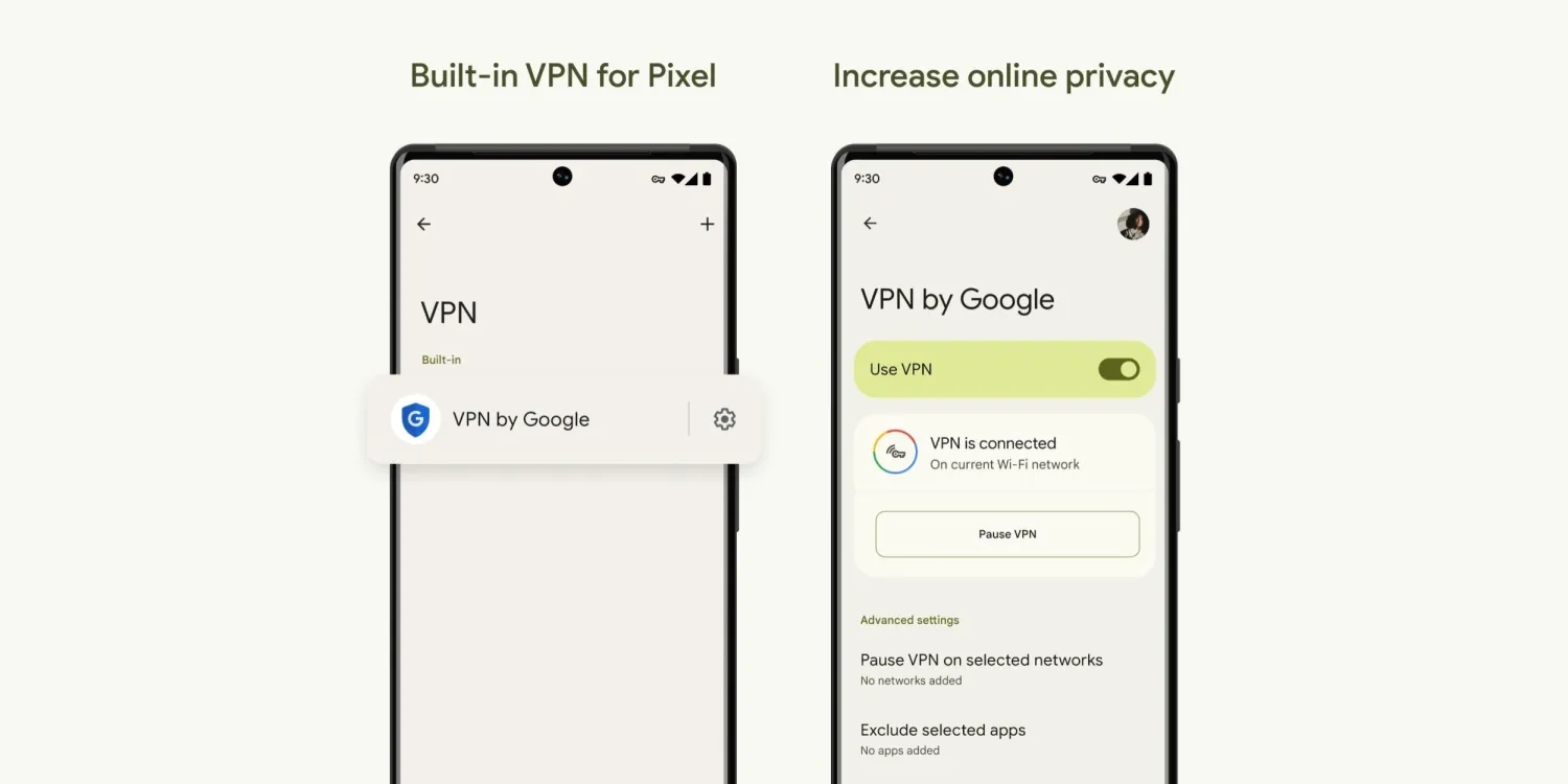 VPN Google Pixel