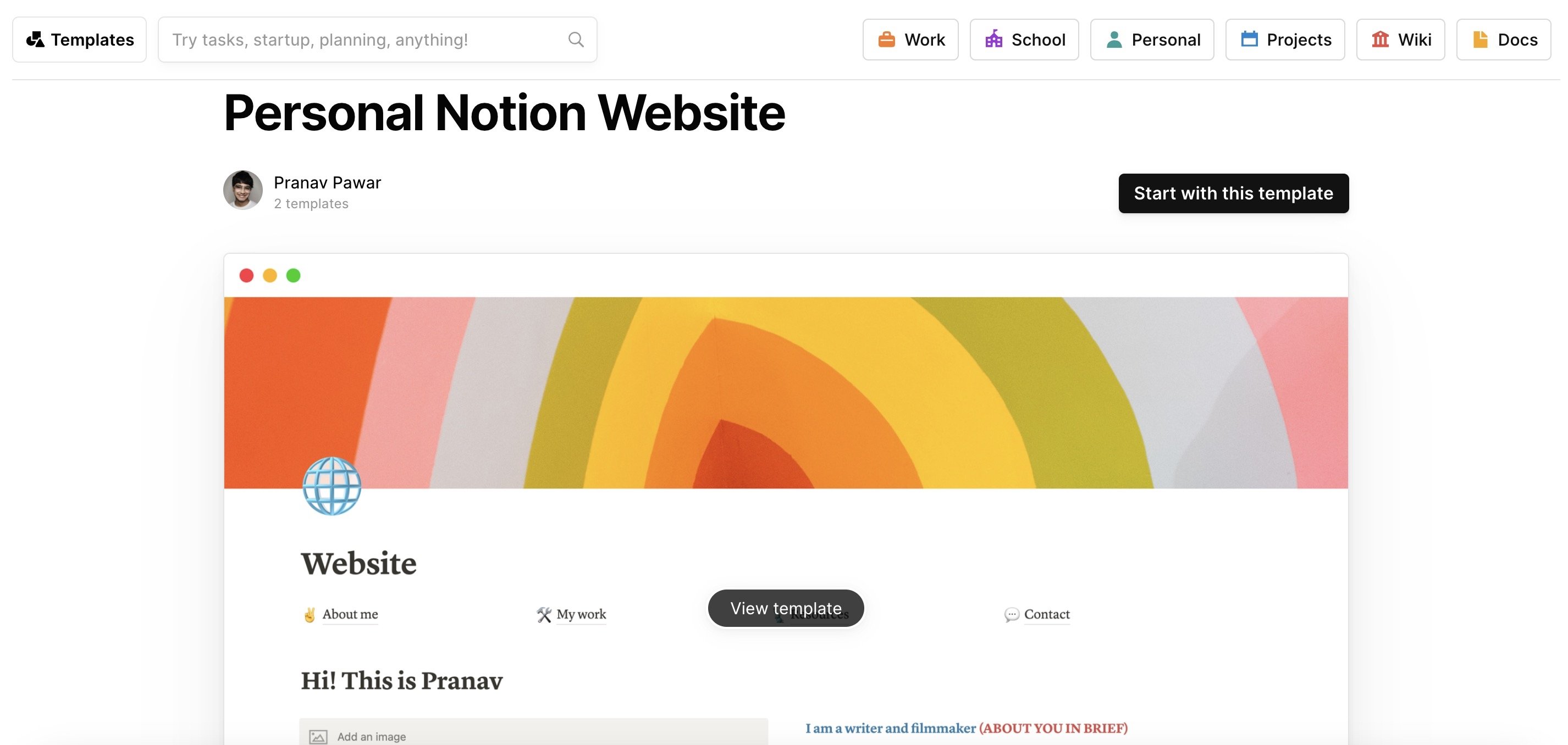 Notion Sites