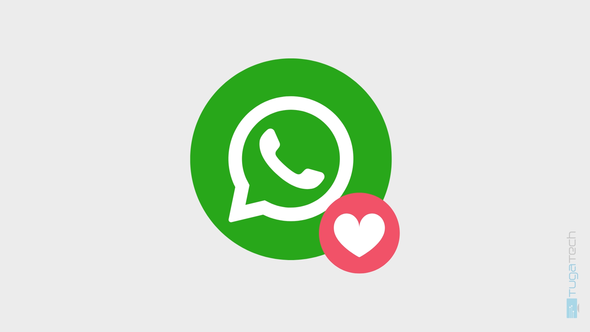 WhatsApp com coração