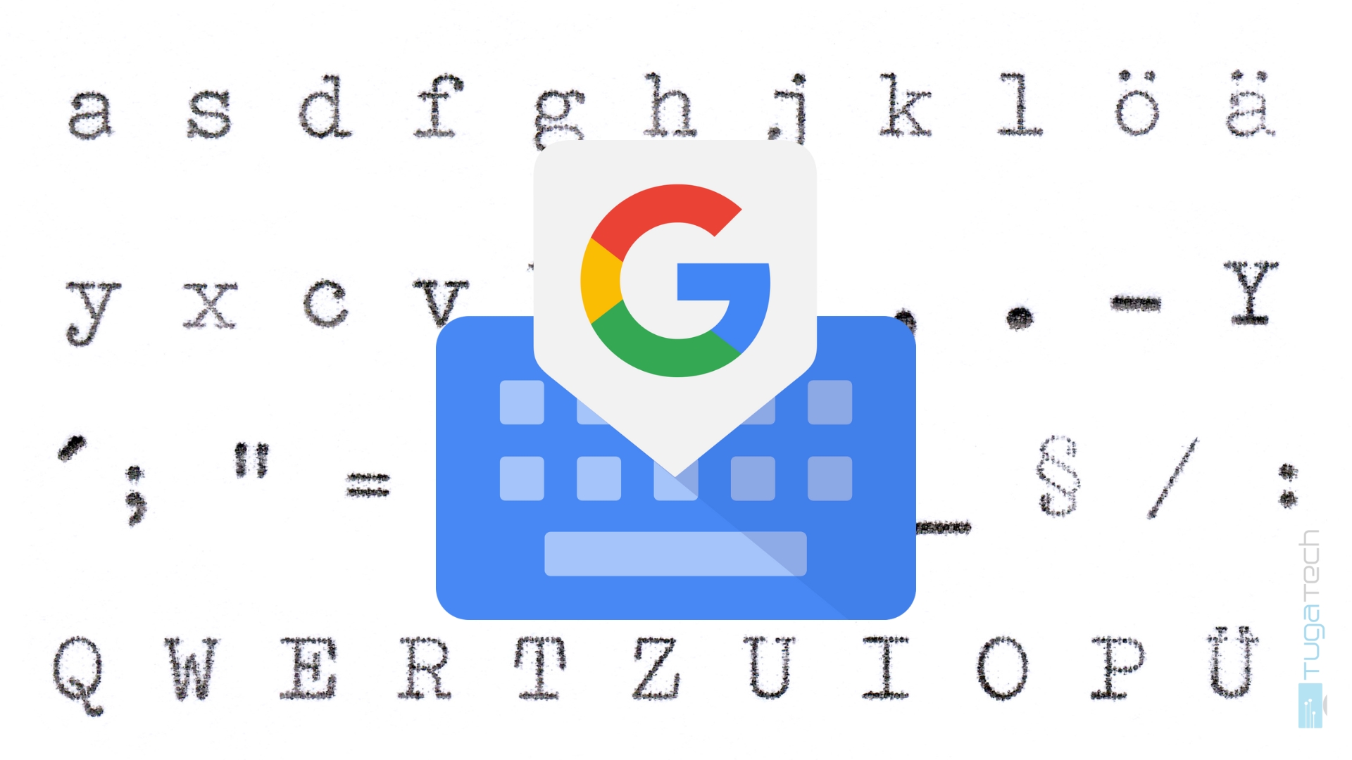 Gboard logo com fontes