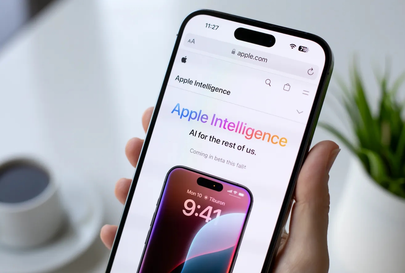 site da apple intelligence em iphone