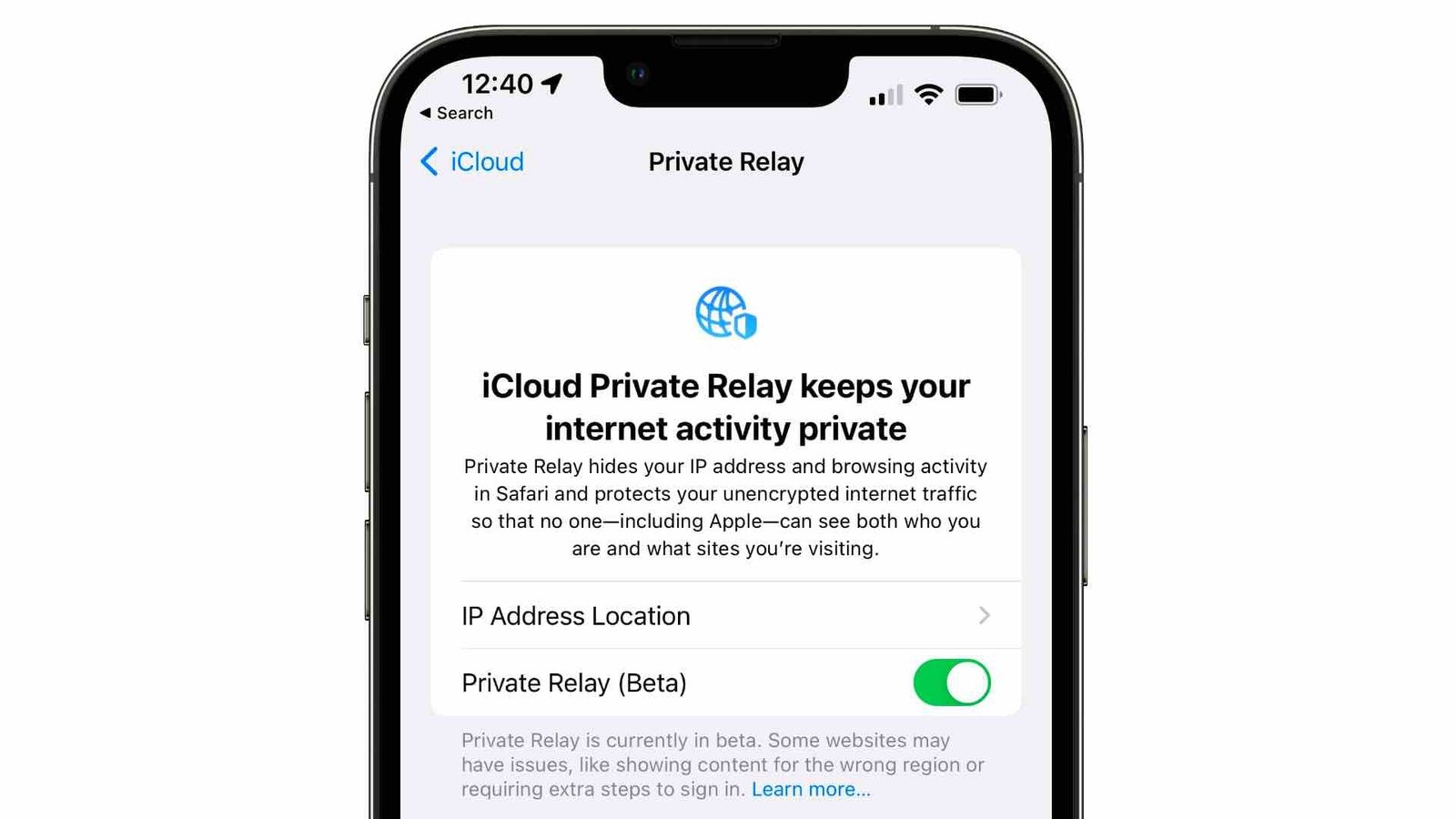 Apple iCloud Private Relay