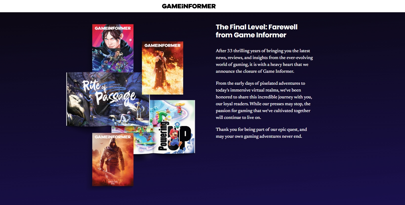 Game informer site