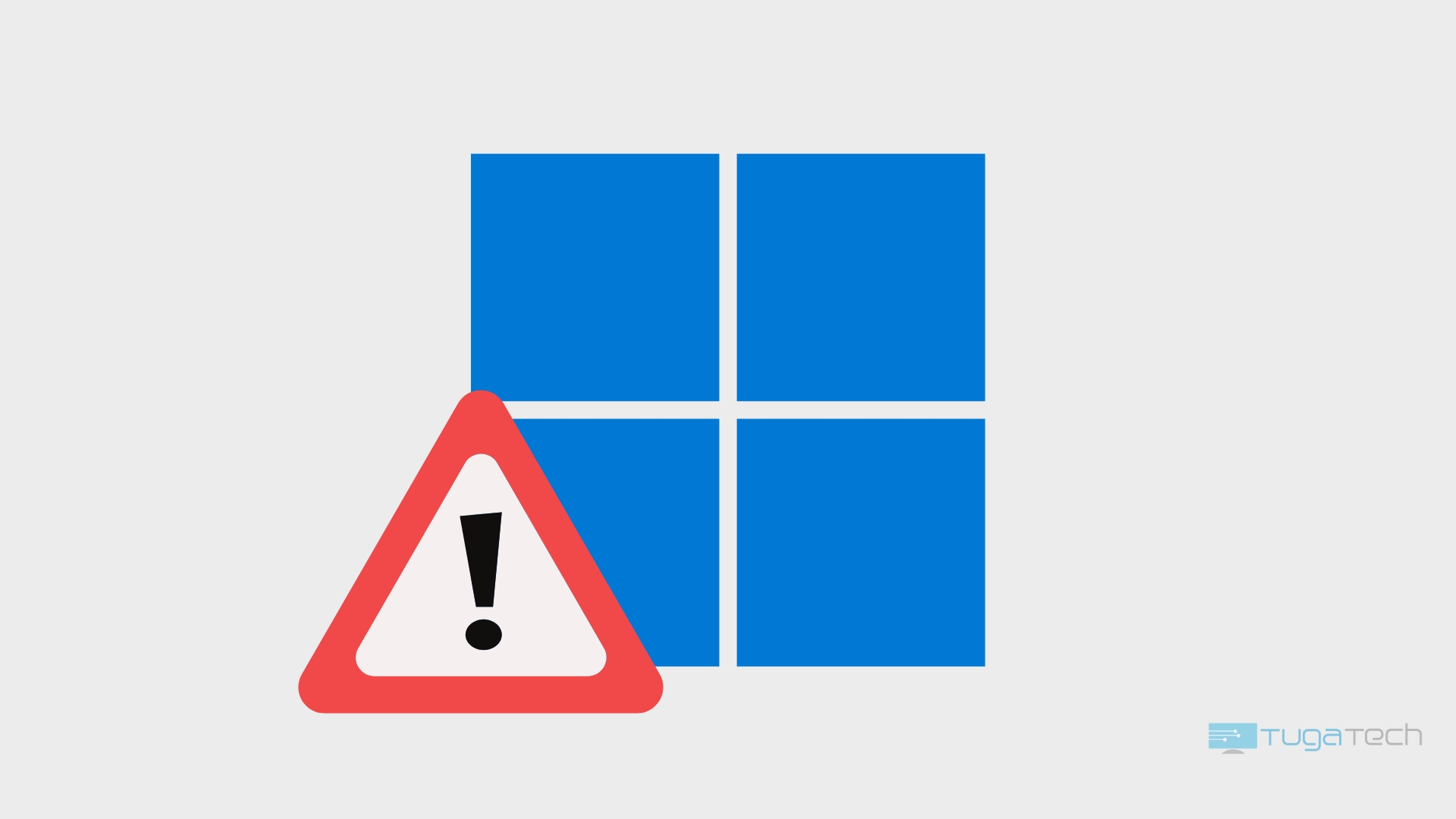 Windows 11 com alerta