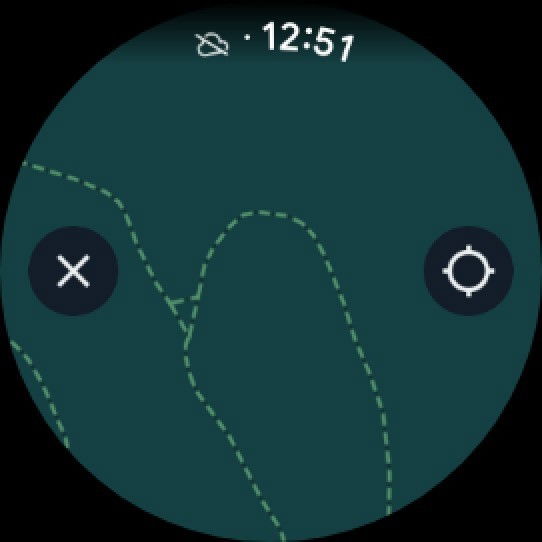 mapa offline maps wearOS