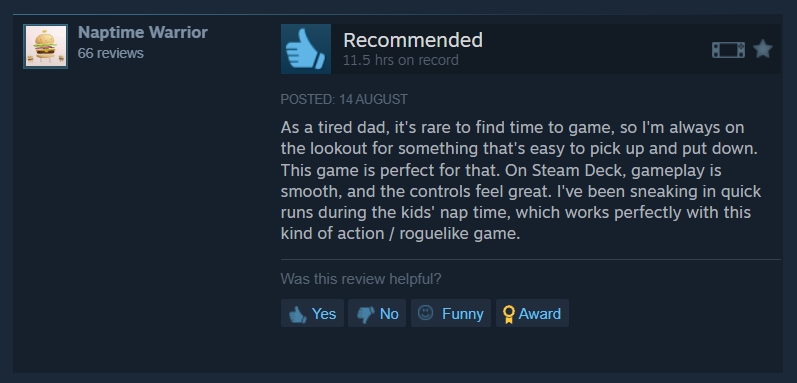 exemplo de review