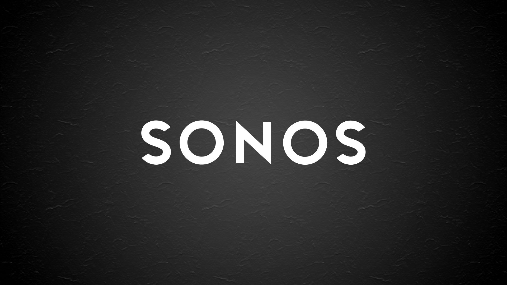 logo da sonos em fundo preto