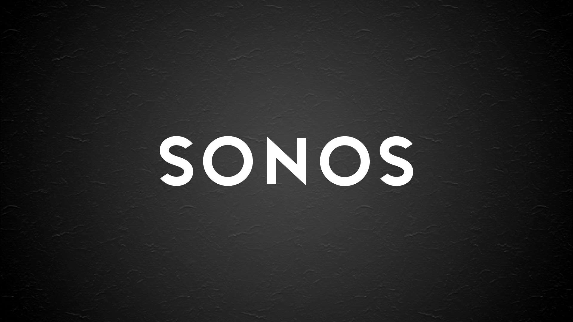 logo da sonos em fundo preto