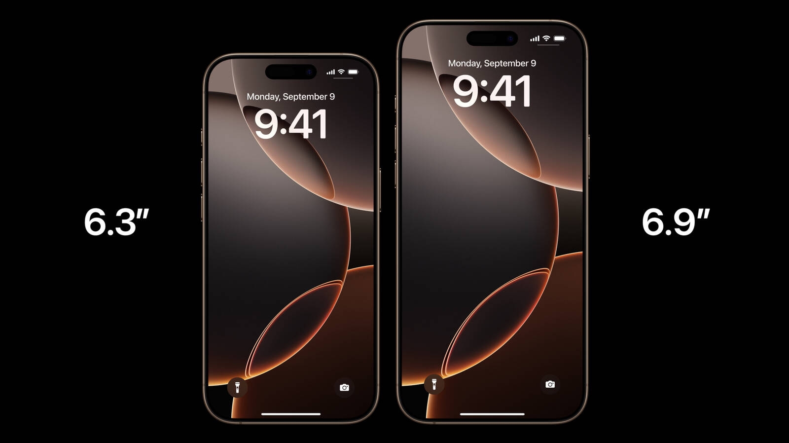 Apple iphone 16 pro comparação de ecrã
