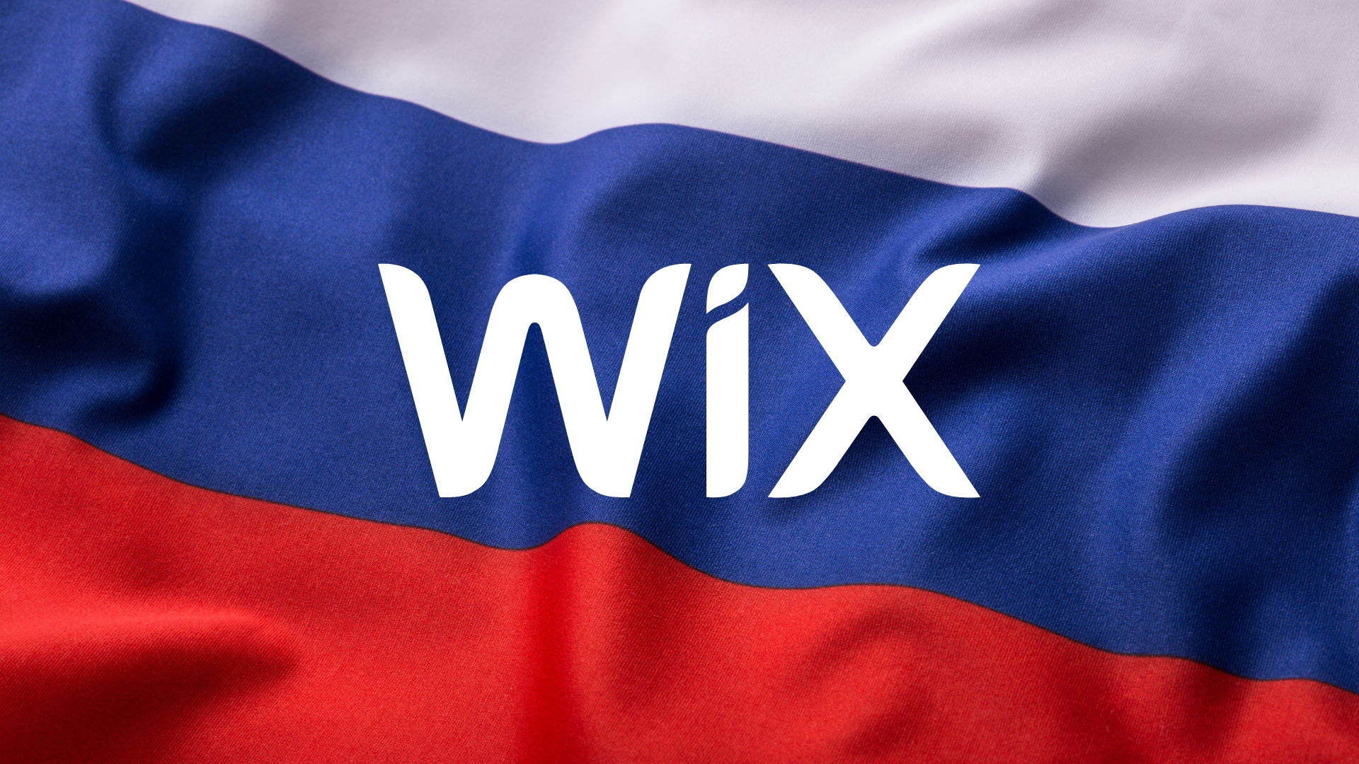 Wix com bandeira da rússia