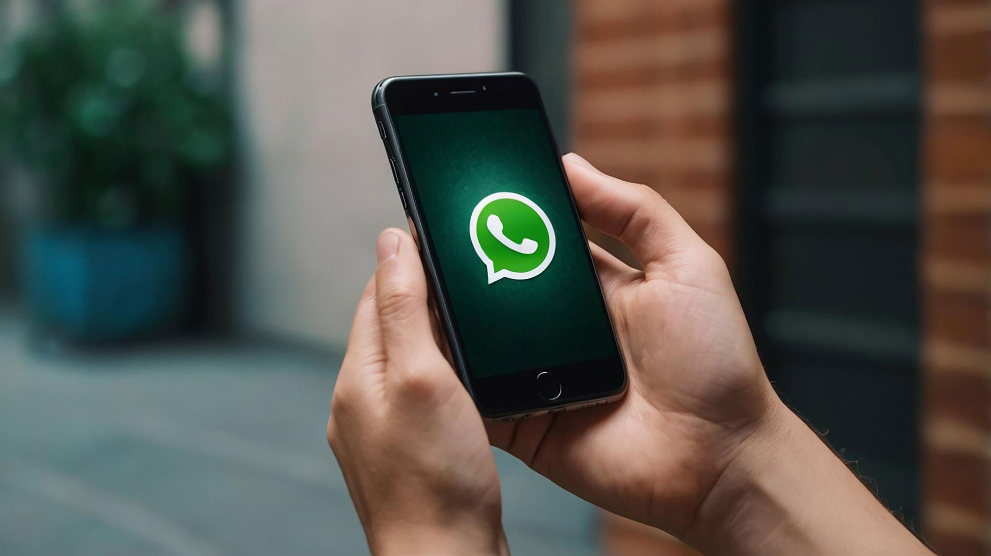 WhatsApp em smartphone