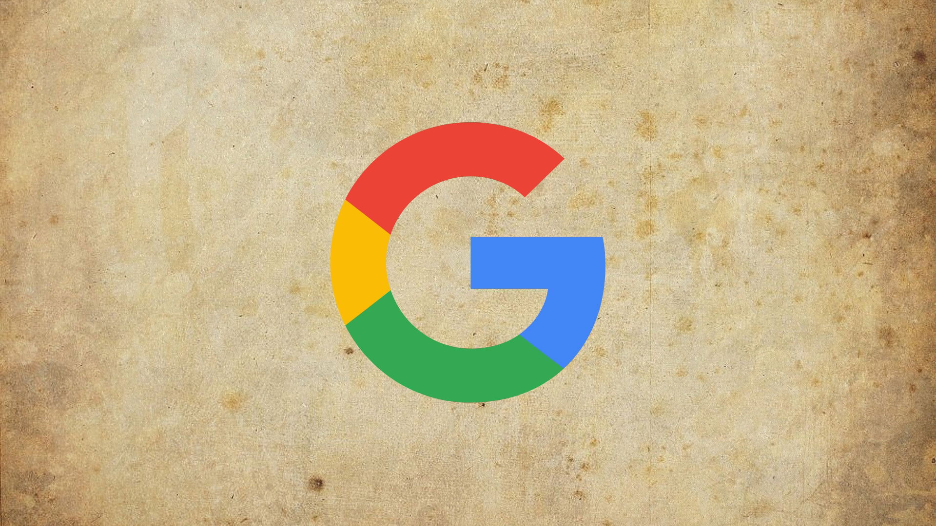 Google com papel antigo de fundo