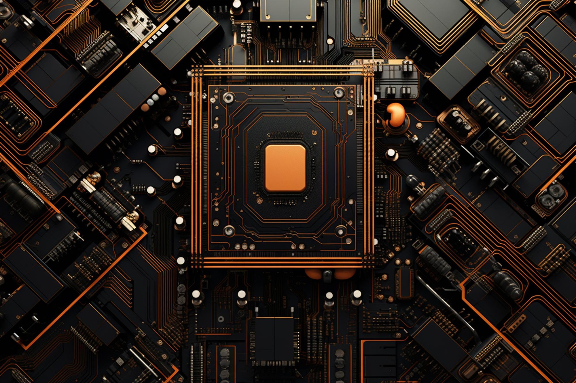 processador em motherboard