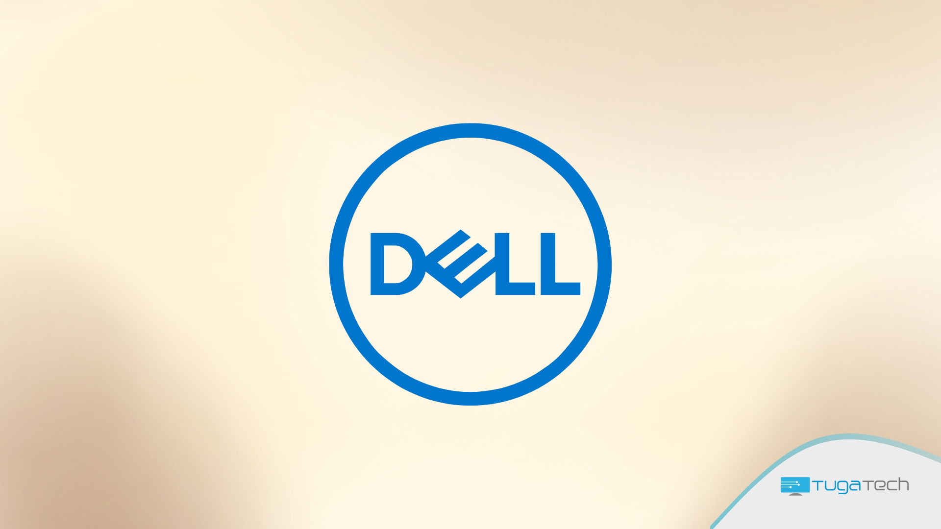 logo da dell em azul