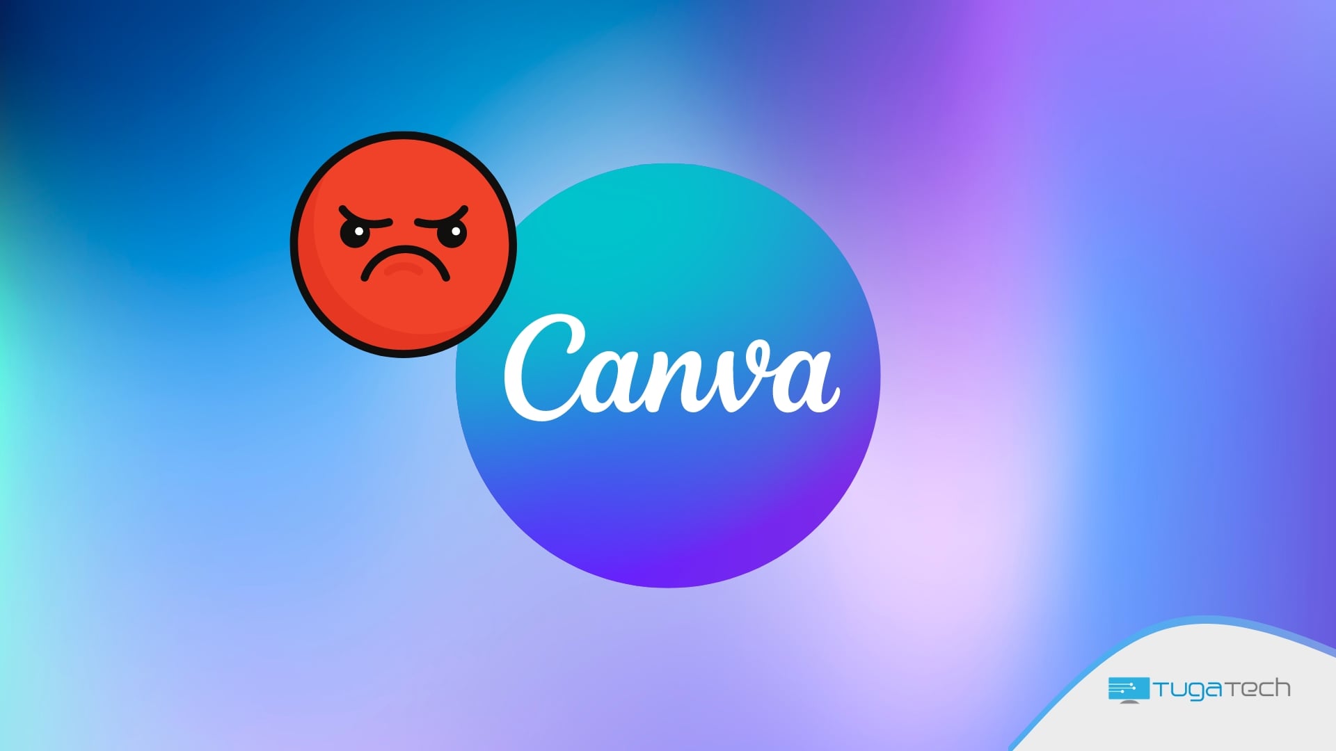 Canva com utilizador descontente