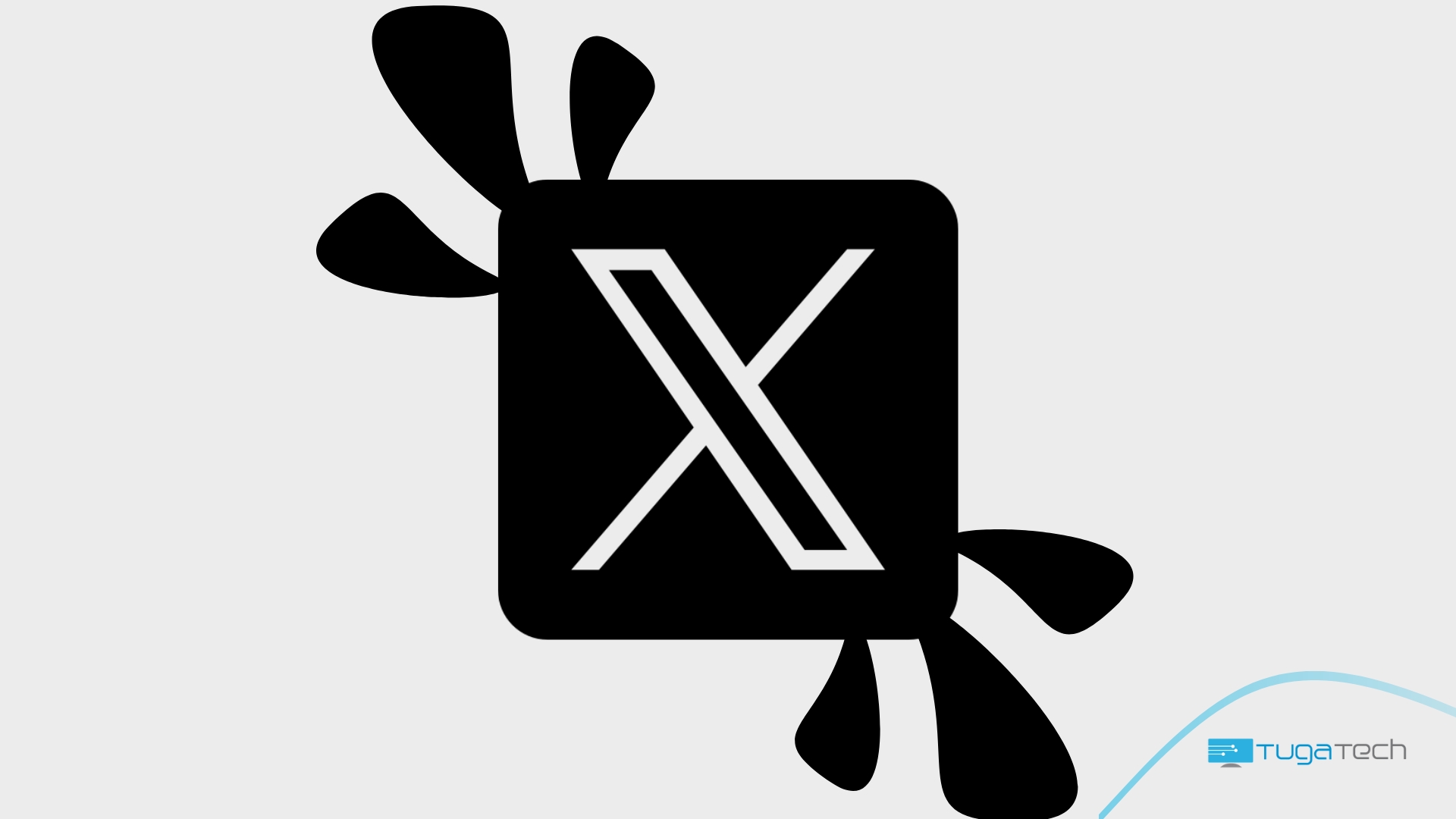 X logo da empresa