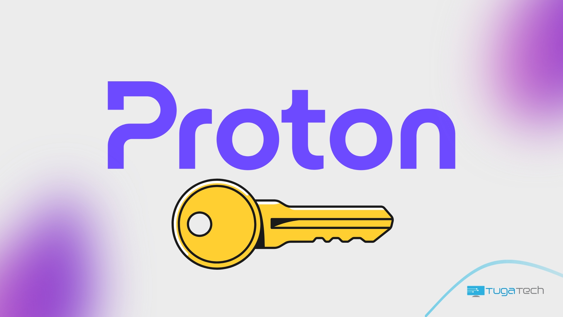 Proton logo com chave