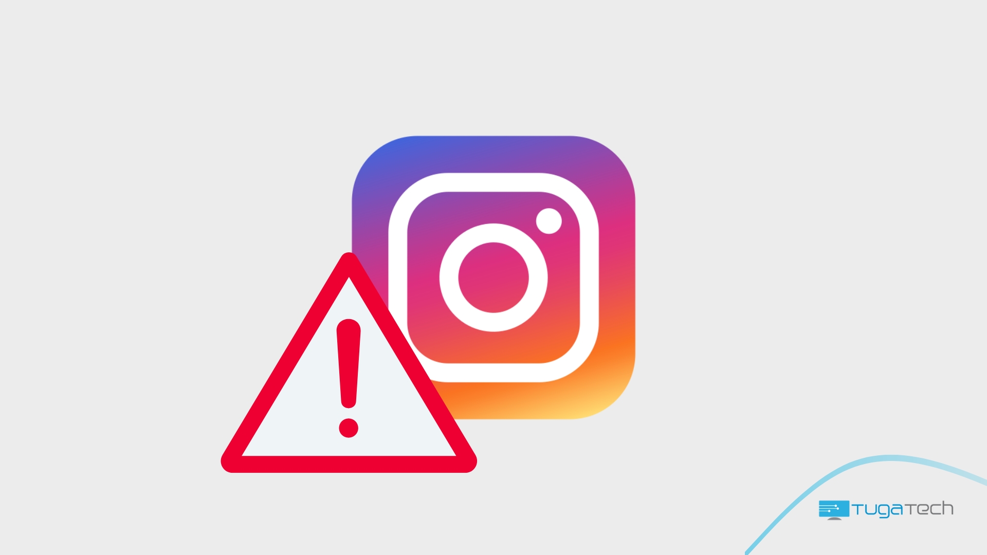 Instagram com alerta